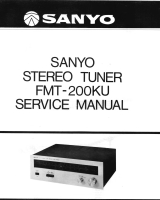 Sanyo FMT-200KU - Service Manual 